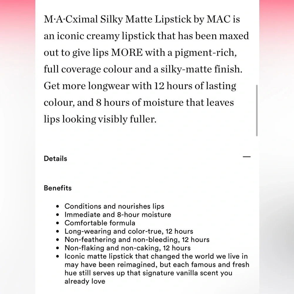 MAC ‘Forever Curious' M·A·Cximal Silky Matte Lipstick